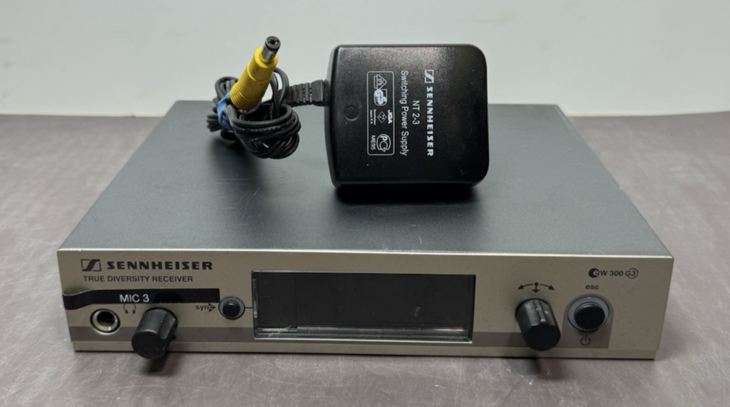 Sennheiser True Diversity Receiver EM300 G3 & Frequency 566-608MHz *No Antenna* #1