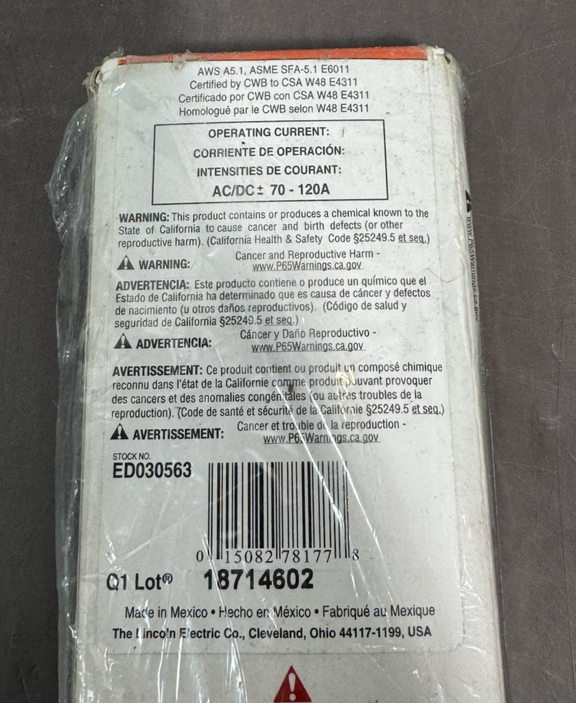 Lincoln Innershield Welding Wire ED033130 / Stick Electrode ED030563 - New #6