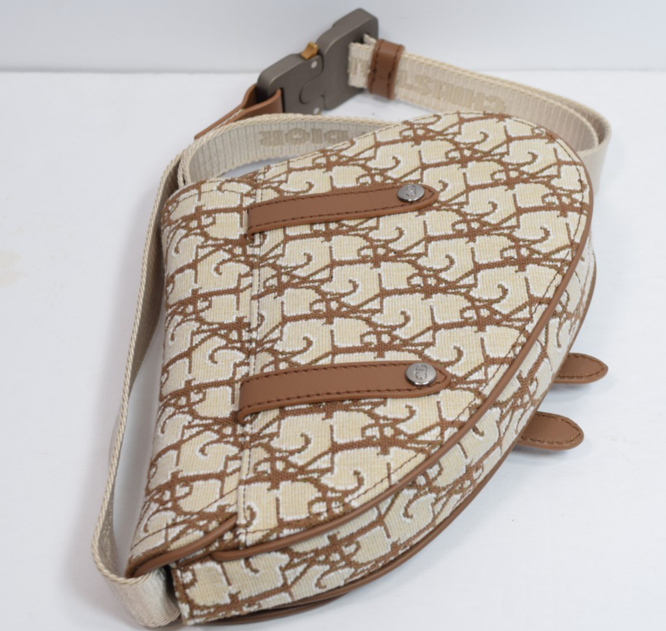 Dior x Travis Scott Cactus Jack Mini Saddle Belt Bag Oblique Jacquard BNWT #10