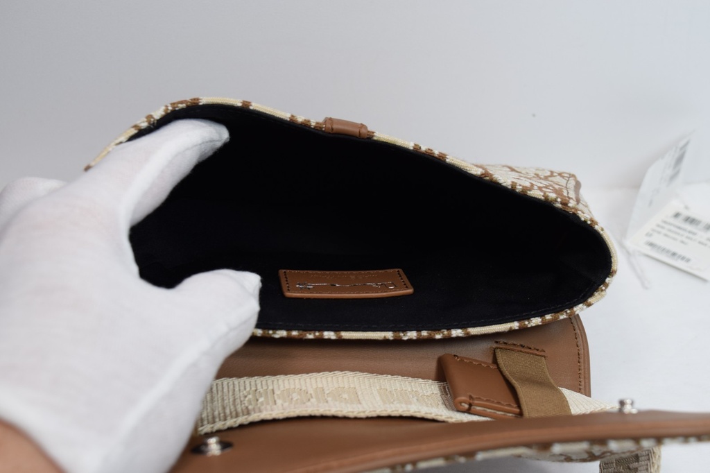 Dior x Travis Scott Cactus Jack Mini Saddle Belt Bag Oblique Jacquard BNWT #13