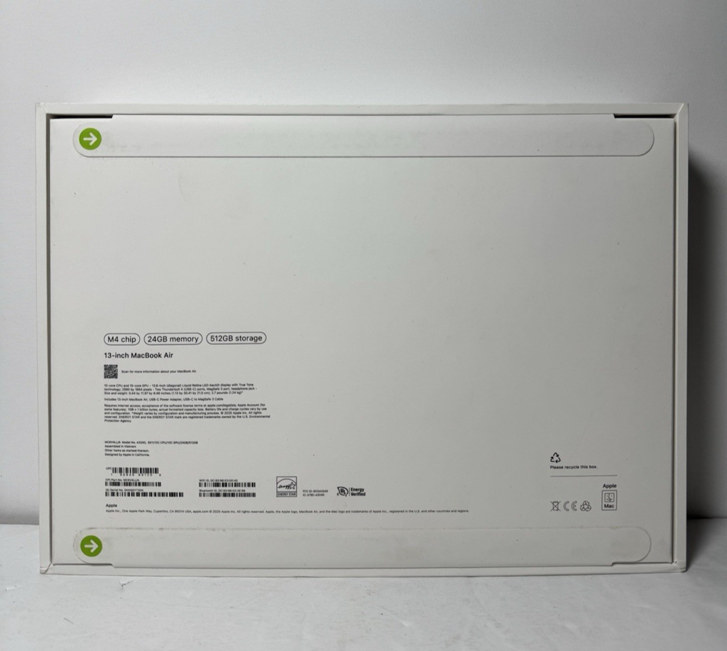 Apple 2025 MacBook Air 13" with M4 chip 24GB 512GB SSD Storage Sky Blue-New #2