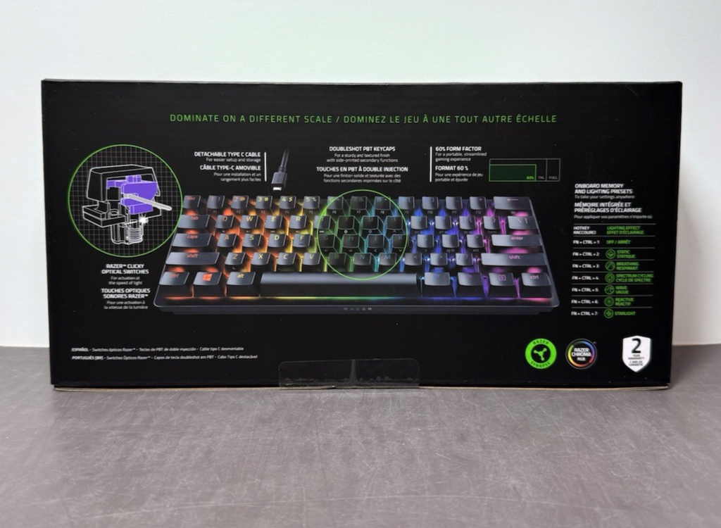 Razer Huntsman Mini 60 TKL Gaming Keyboard Black - NEW #1
