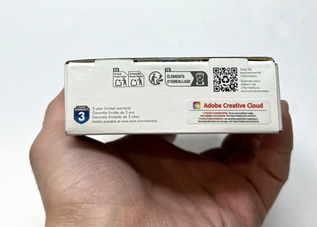 LaCie - Rugged Mini SSD 1TB Solid State Drive -New Sealed #2