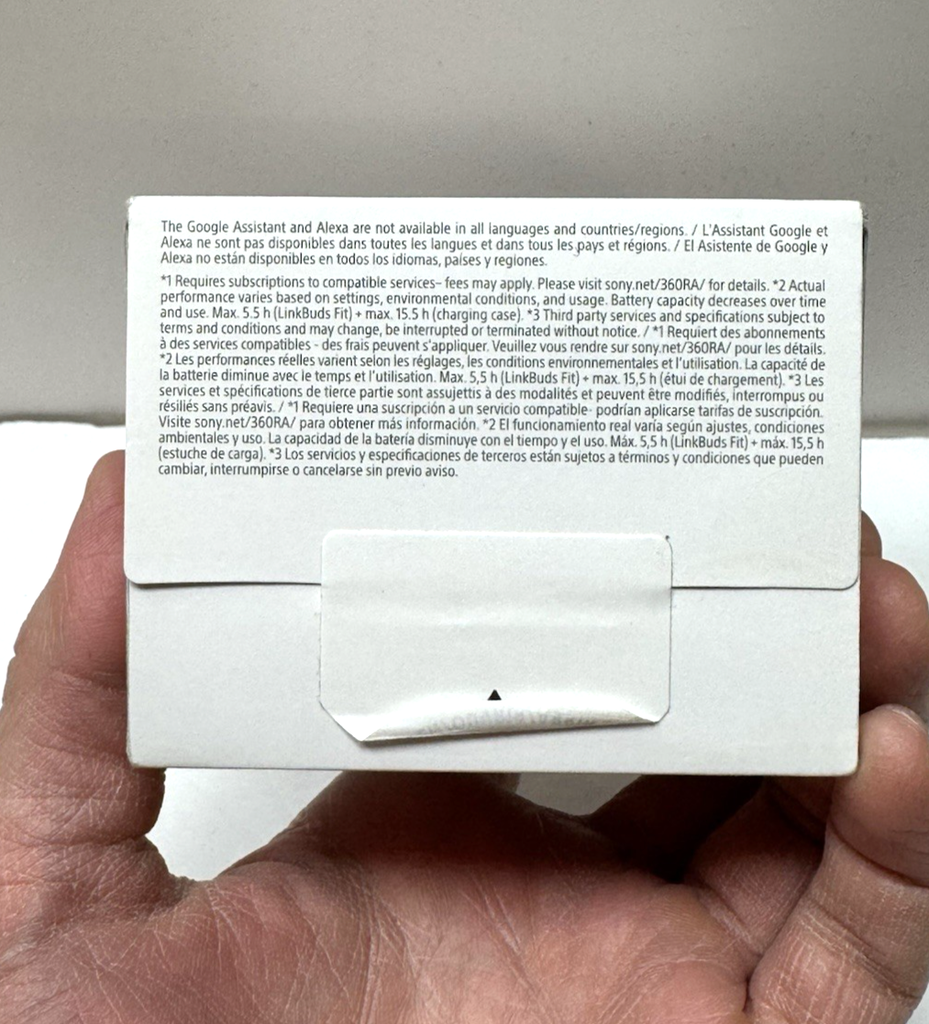 Sony LinkBuds Fit Truly Wireless Noise Canceling Earbud Headphones - Black #3