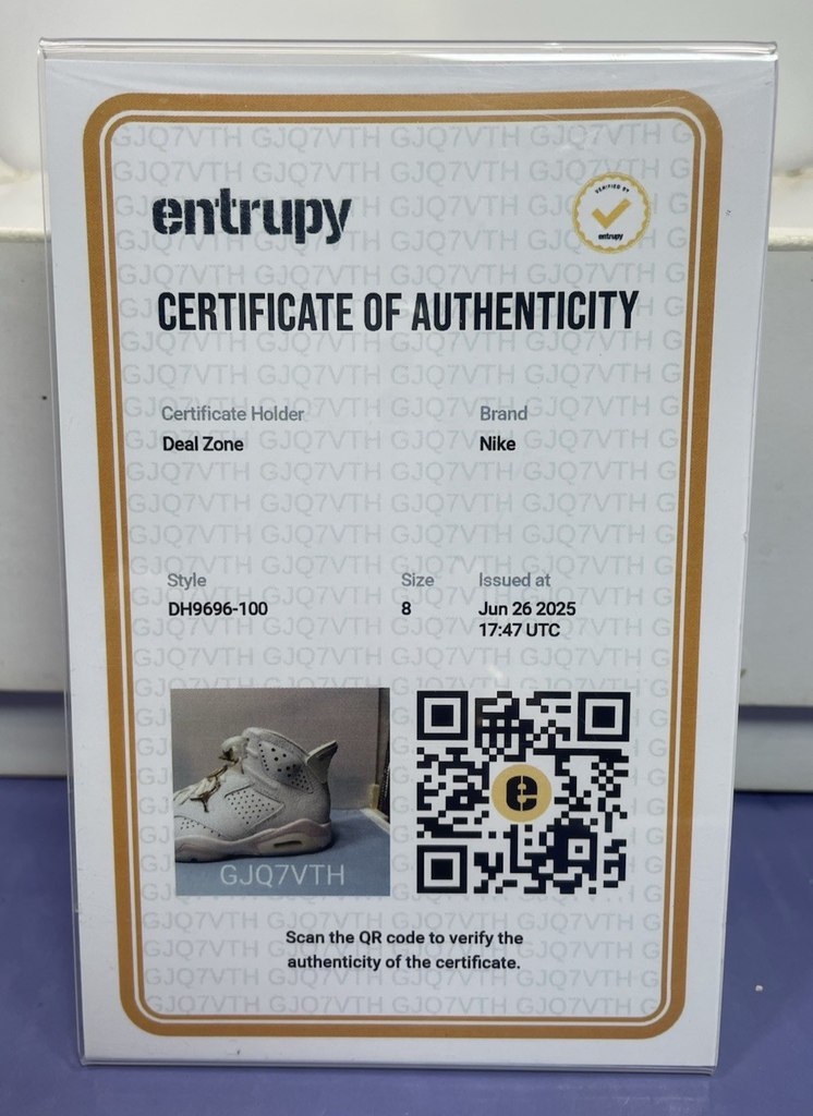 Nike - Air Jordan 6 Retro Gold Hoops DH9696-100 Women's Size 8 - #1