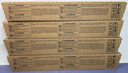 Genuine Ricoh 4 SET IM C3010/C3510 CMYK Toners 842553 842552 842551 842550 NEW used
