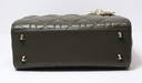Christian Dior Small Lady My ABCDior Cannage Quilt Lambskin Olive Taupe Lambskin – photo-1