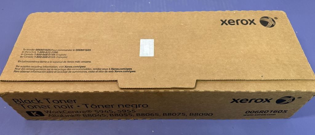 006R01605 6R1605 New Genuine Xerox Black- 2 btls- Toner 5945 5955 AltaLink #1