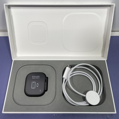 Apple Watch Ultra 3 49mm GPS + Cell Titanium Case w Black Ocean Band #4