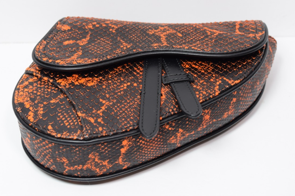 Dior x Cactus Jack Python Saddle Bag + Card Holder Set Travis Scott BNWT Rare #2