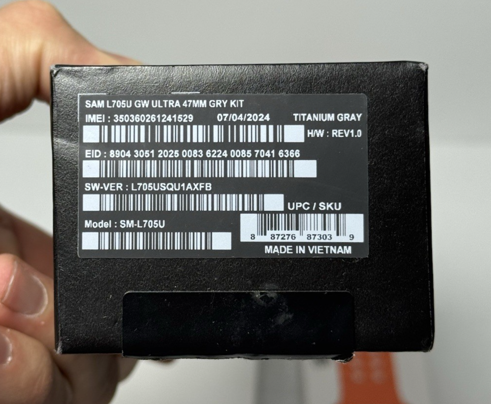 Samsung Galaxy Ultra Smartwatch 47mm Gray SM-L705-Unlocked #6