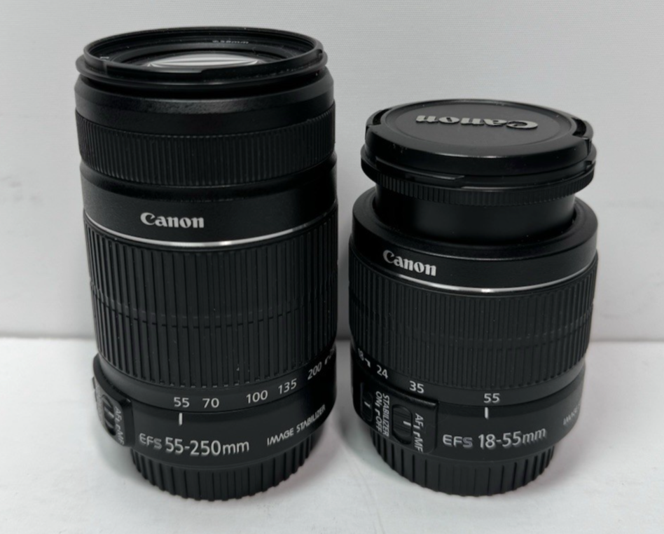 Canon EOS 90D DSLR w/ 18-55 & 55-250mm Lenses + 1TB SD Kit #7