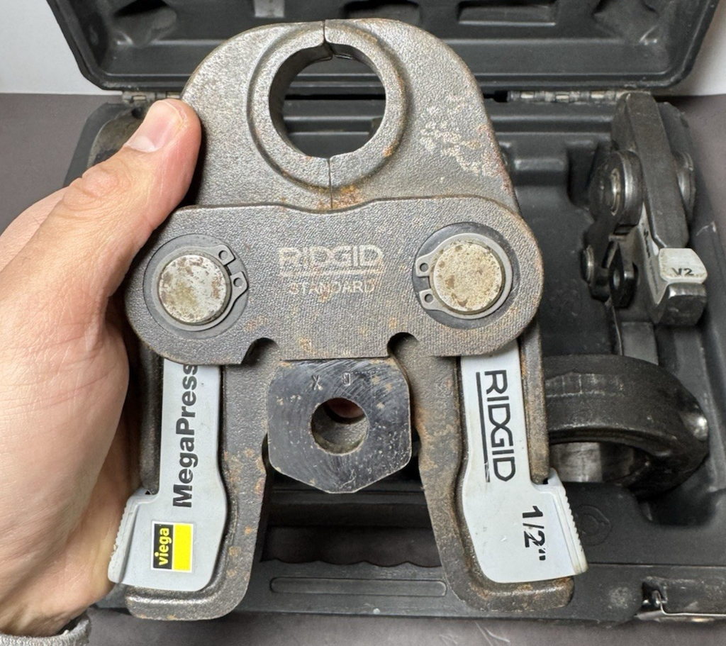 Ridgid 48553 Megapress Jaws & Rings Jit, 1/2" to 2" - Complete Bundle #7