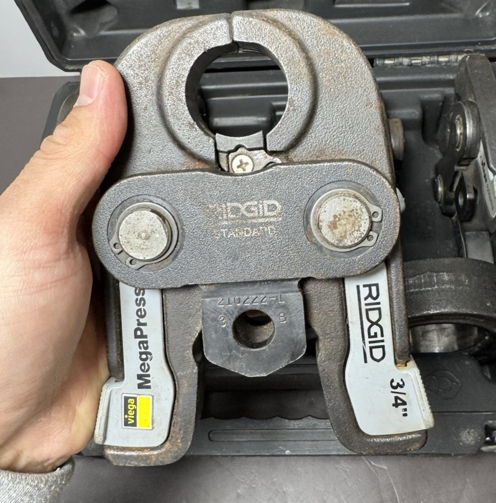 Ridgid 48553 Megapress Jaws & Rings Jit, 1/2" to 2" - Complete Bundle #8