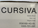 Kohler CURSIVA R36189-4G-BL ; Valve  & Trim; Matte Black Finish-New Sealed used