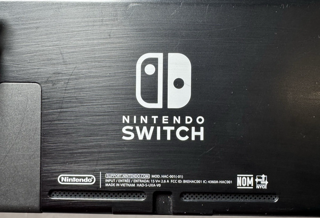 Nintendo Switch Handheld Console HAC-001 (01) w/ controller/dock/SD Card #5