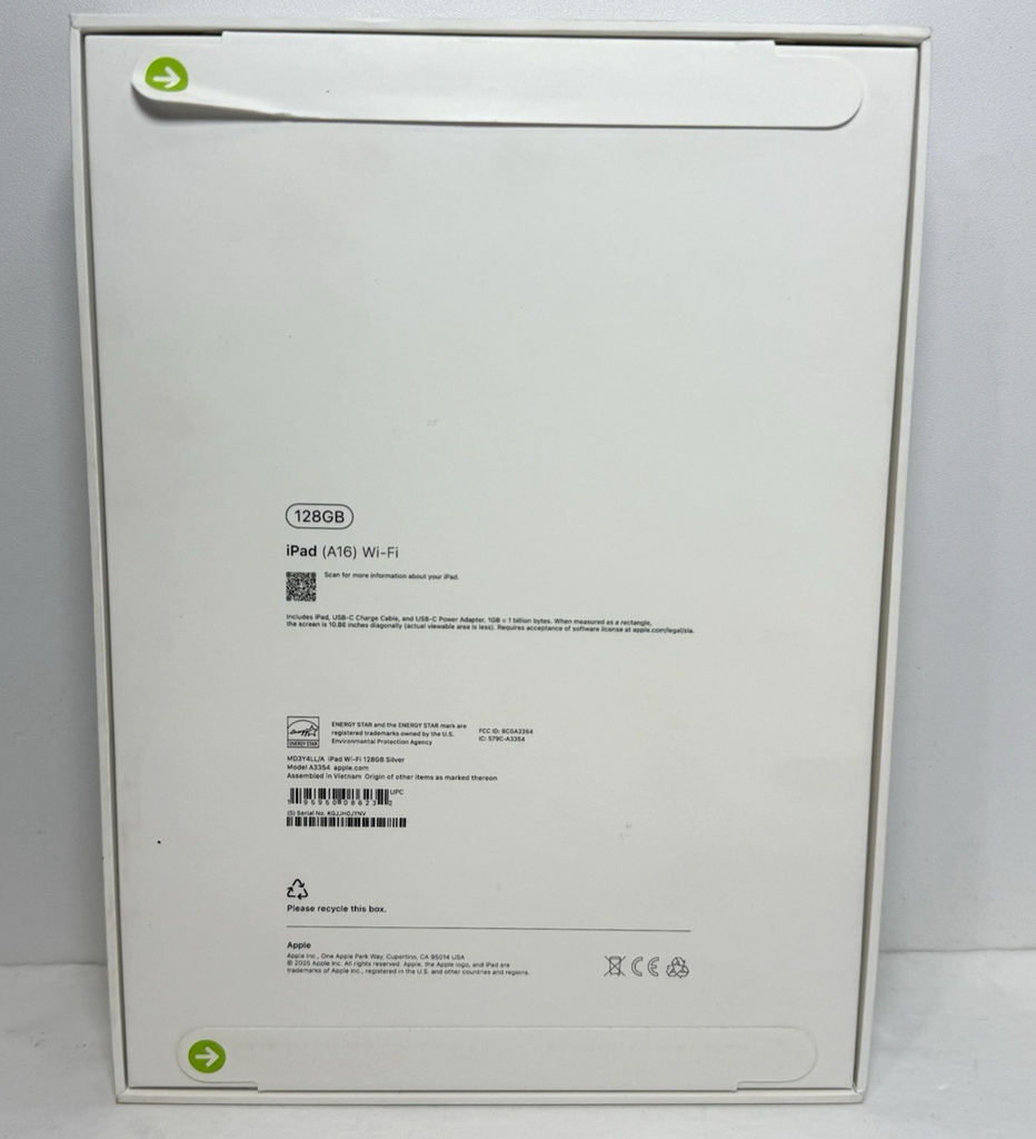 Apple iPad 11" (A16) 128GB Silver MD3Y4LL/A WiFi Only -New #3