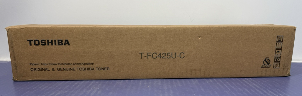 Genuine Toshiba T-FC425U-C Cyan Toner Cartridge Brand New Factory Sealed #1