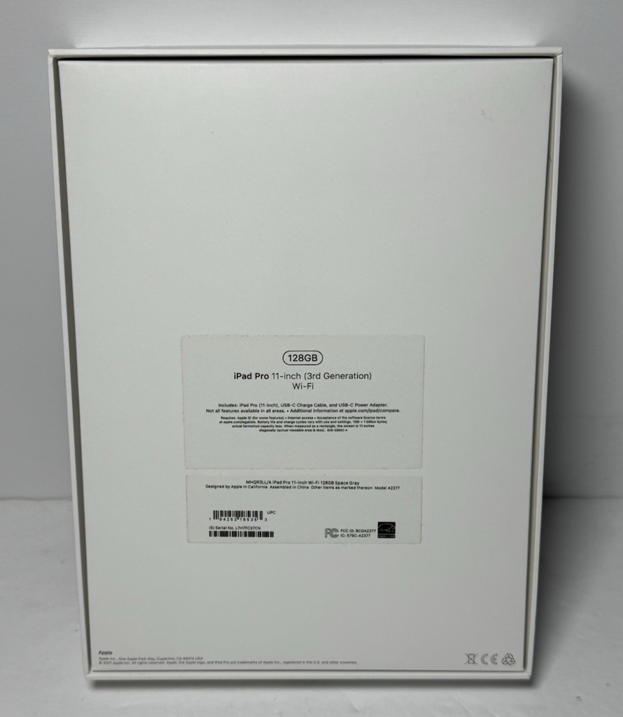Apple iPad 11 Pro 2021 M1 (3rd Gen), WiFi Only, 128GB Space Gray, 91% battery #1