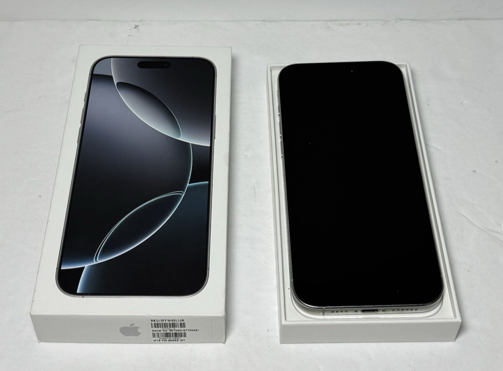 Apple iPhone 16 Pro Max 256GB White Titanium (Unlocked) 91% battery #3