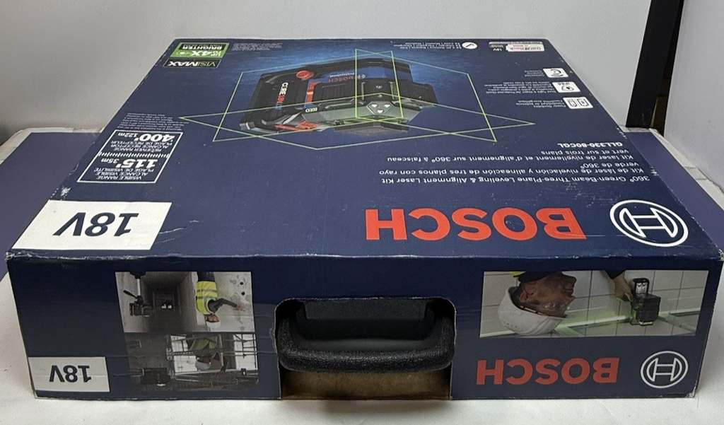 BOSCH GLL330-80CGL 18V Green-Beam Three-Plane Leveling Alignment Laser-New #2