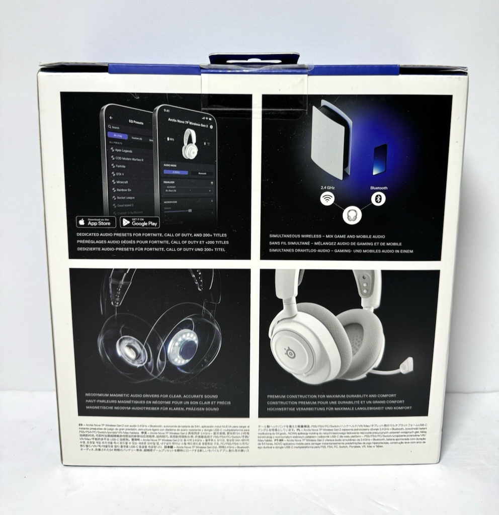 SteelSeries Arctis Nova 7P (Gen 2) Wireless Multi Gaming Headset -Brand New #1