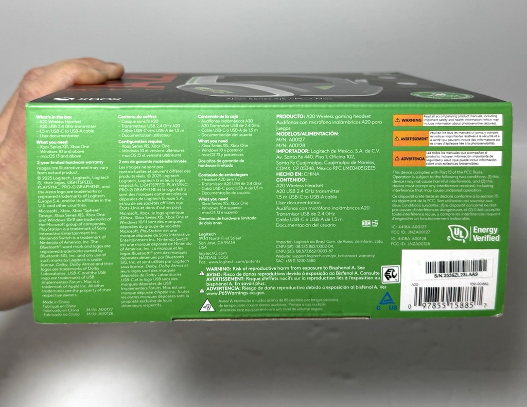 Astro A20 GEN 2 Wireless Gaming Headset - Green/White BRAND NEW SEALED #2