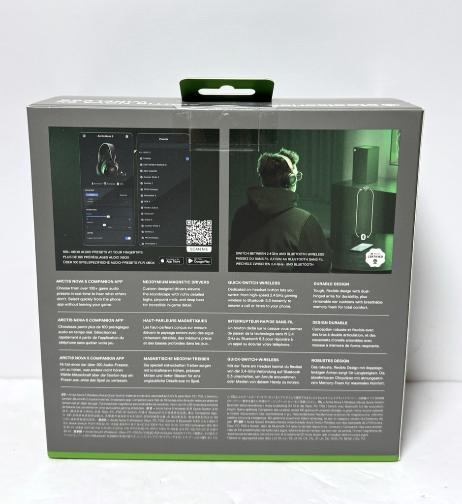 SteelSeries Arctis Nova 5x Wireless Wireless Headset 61676 #1