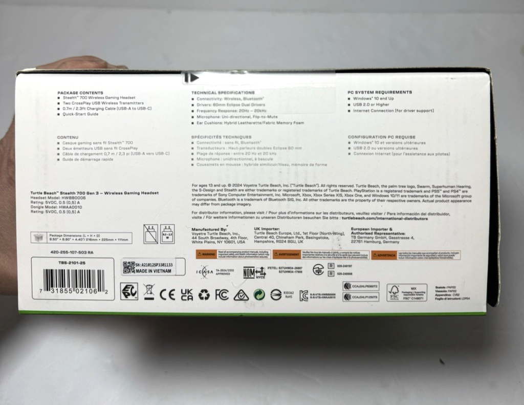 Turtle Beach Stealth 700 Wireless Multiplatform Gaming Headset - NEW #6