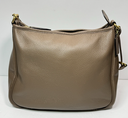 COACH CC435 Cary Shoulder Bag Dark stone Brown Soft Pebble Leather cost