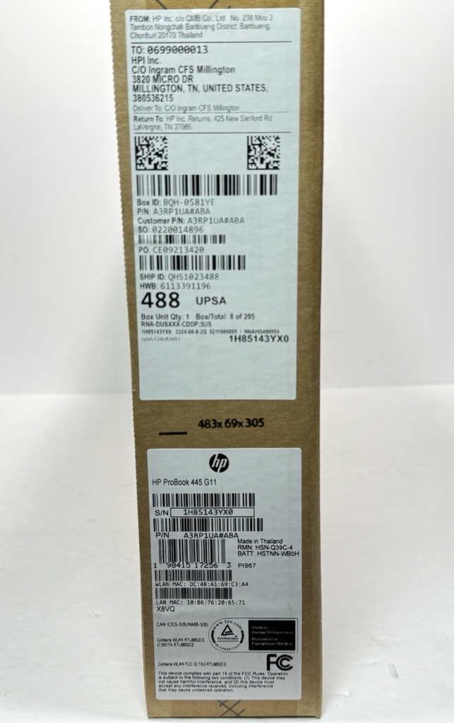HP ProBook 445 G11 14" Laptop WUXGA AMD Ryzen 5 16 GB 256 GB SSD -New Sealed #6