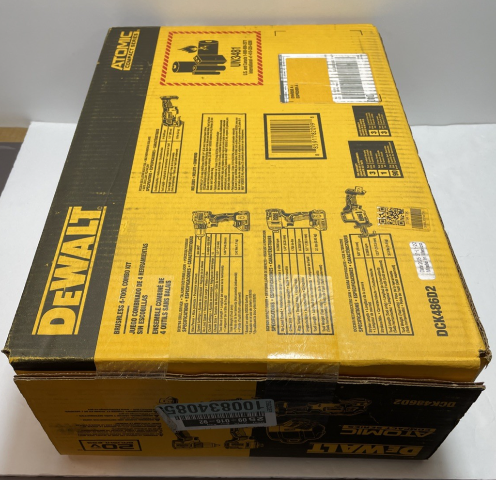 Dewalt DCK486D2 ATOMIC 20V Cordless Brushless Combo Kit w/2x 2.0Ah Batt &charger #2