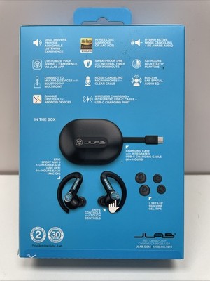 JLab Epic Air Sport ANC 3 True Wireless Bluetooth Earbuds, 52+ Hours, IP66 #1