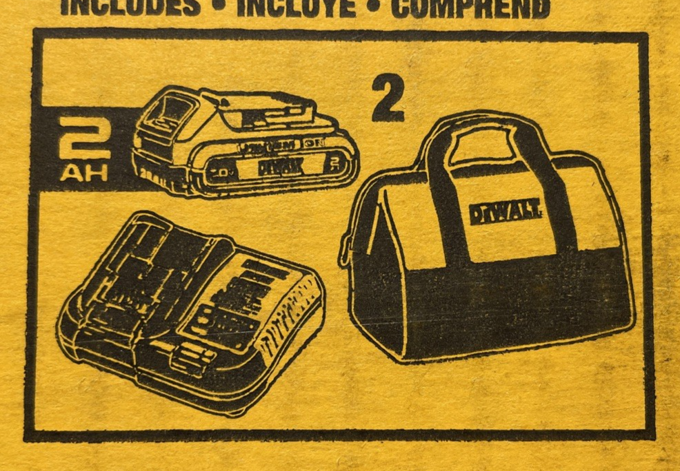 Dewalt DCK486D2 ATOMIC 20V Cordless Brushless Combo Kit w/2x 2.0Ah Batt &charger #3