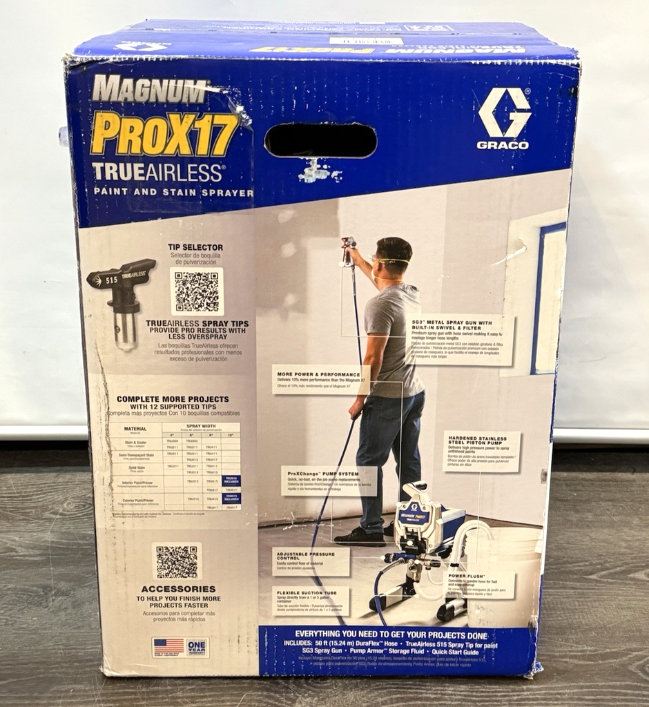 Magnum ProX17 Stand Airless 3000 PSI Paint Sprayer 17G177 *Box Damaged*-New #2