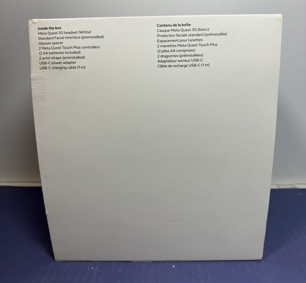 Meta Quest 3S Virtual Reality Headset in White - 128GB Storage (MC-1204060-03) #1