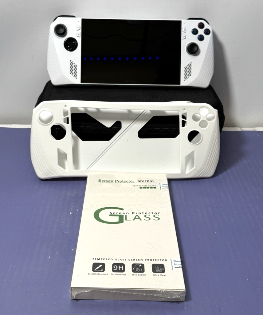 Asus ROG Ally 7" AMD Ryzen Z1 16GB RAM 512GB White /Batt 98% w/case #1