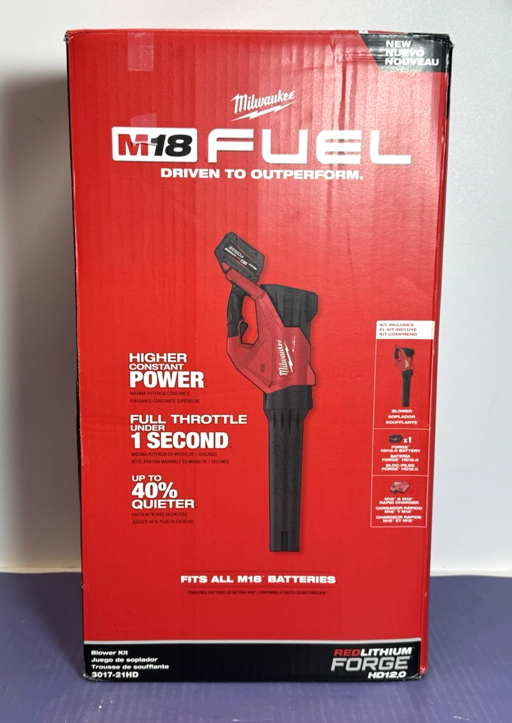 Milwaukee 3017-21HD M18 Fuel Handheld Leaf Blower Kit 120 Mph, W/ Batt & Charger #1