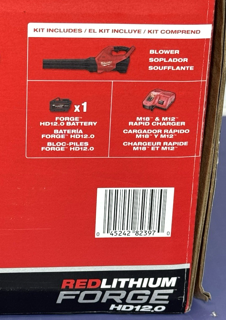 Milwaukee 3017-21HD M18 Fuel Handheld Leaf Blower Kit 120 Mph, W/ Batt & Charger #4
