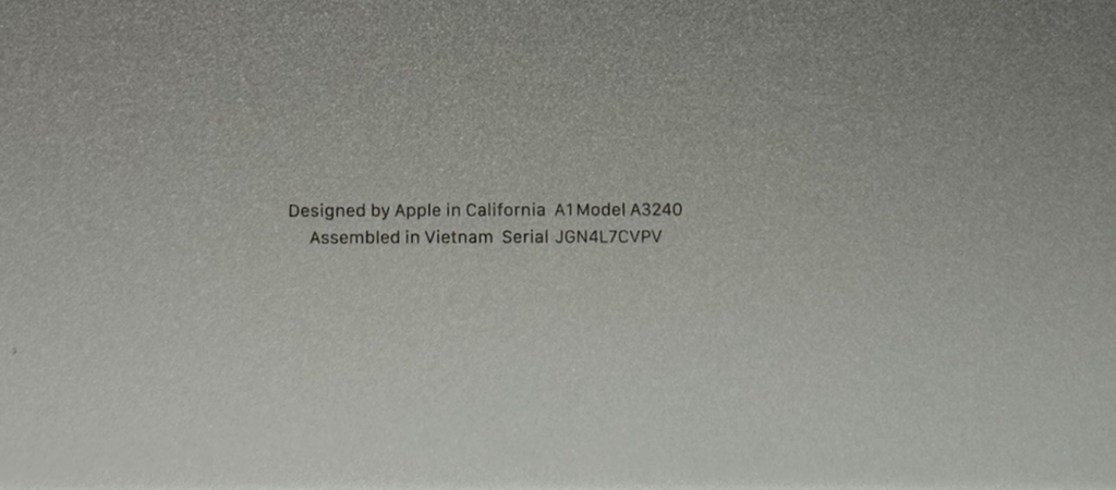 Apple MacBook Air 13" M4 8C GPU 4.5GHz 16GB RAM 256GB SSD, 20 cycles 100% batt #9