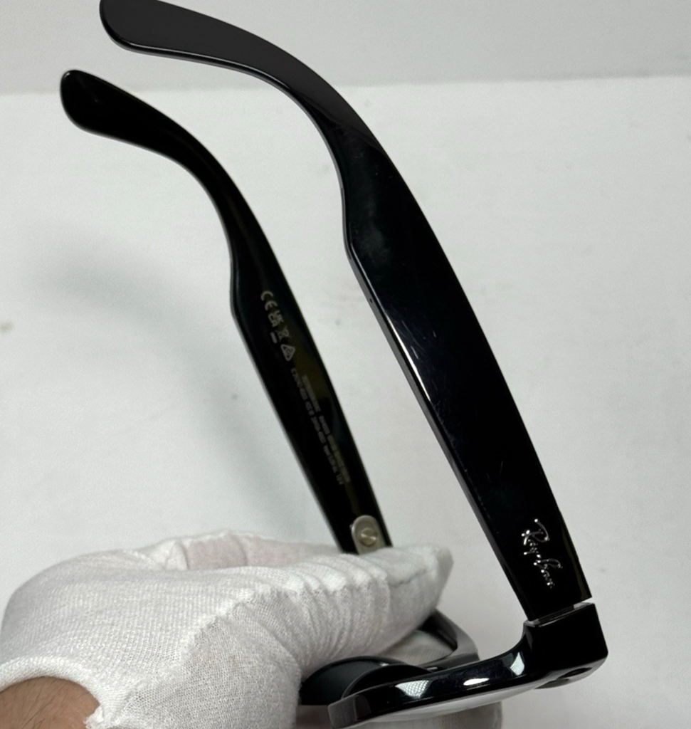 Ray-Ban Meta Wayfarer Gen 1 Shiny Black RW4006 601/SB Smart Glasses Camera #4