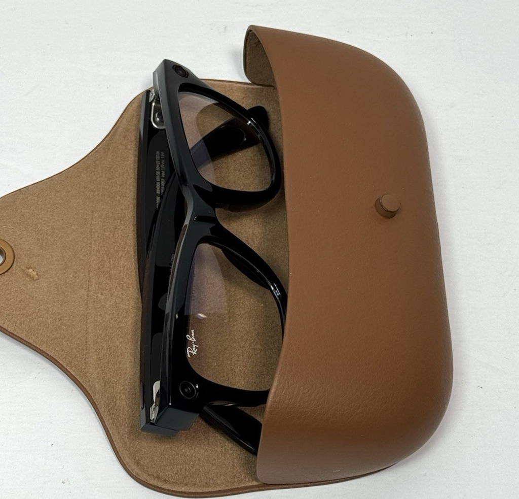 Ray-Ban Meta Wayfarer Gen 1 Shiny Black RW4006 601/SB Smart Glasses Camera #7