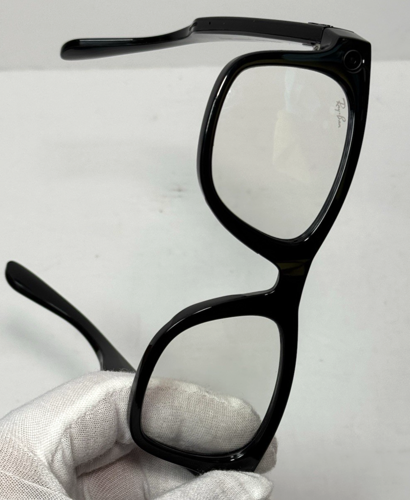 Ray-Ban Meta Wayfarer Gen 1 Shiny Black RW4006 601/SB Smart Glasses Camera #3