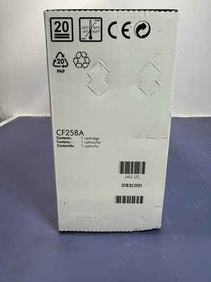 HP 58A LaserJet Black Toner Cartridge CF258A Genuine HP New / Sealed MFD: 12/25 #3