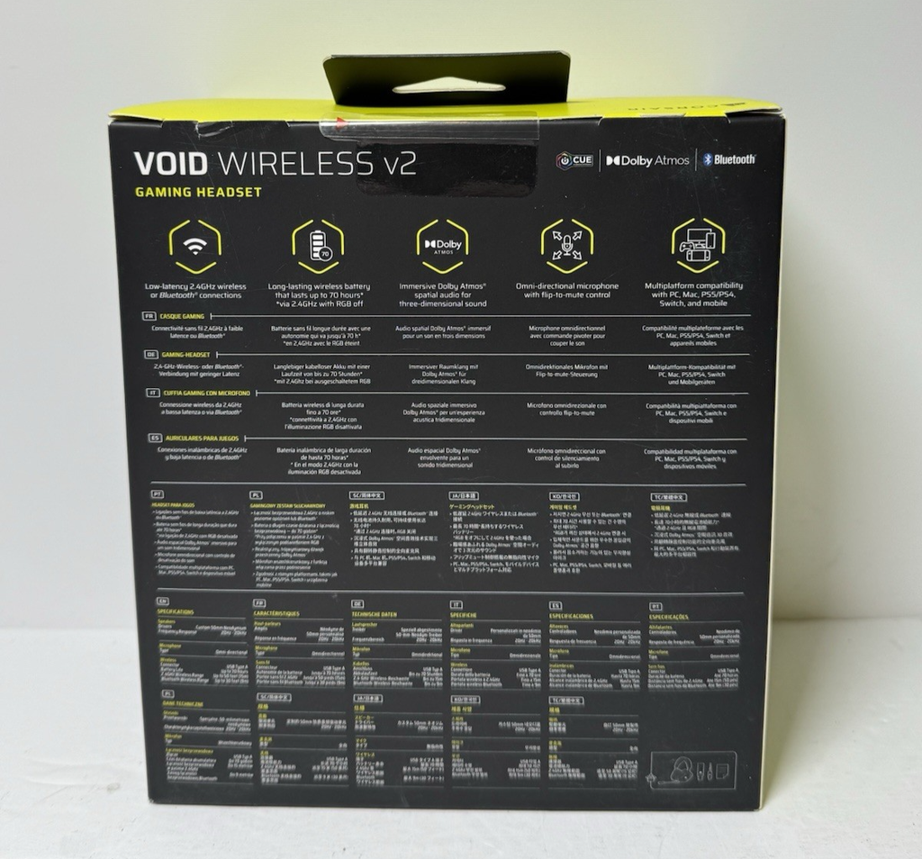 CORSAIR VOID v2 Wireless Gaming Headset for PC, PS5, PS4, Nintendo Switch -New #3