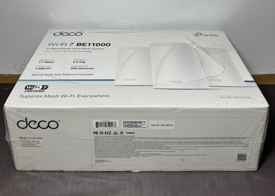 TP-Link Deco 7 Pro BE11000 Tri-Band Wi-Fi 7 Whole Home Mesh Router System -NEW #4