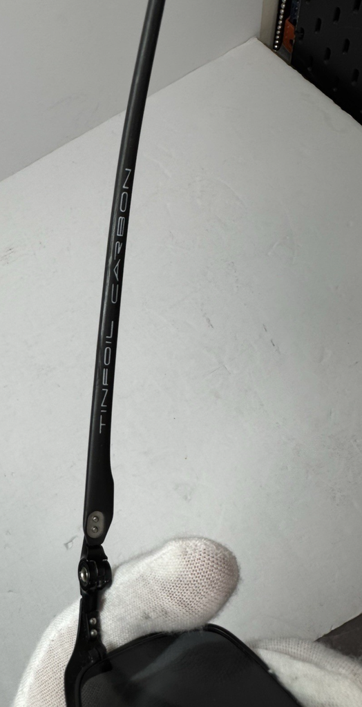 Oakley Tinfoil Carbon Black Sunglasses OO6018-02 Frame 58-15 w/case #8
