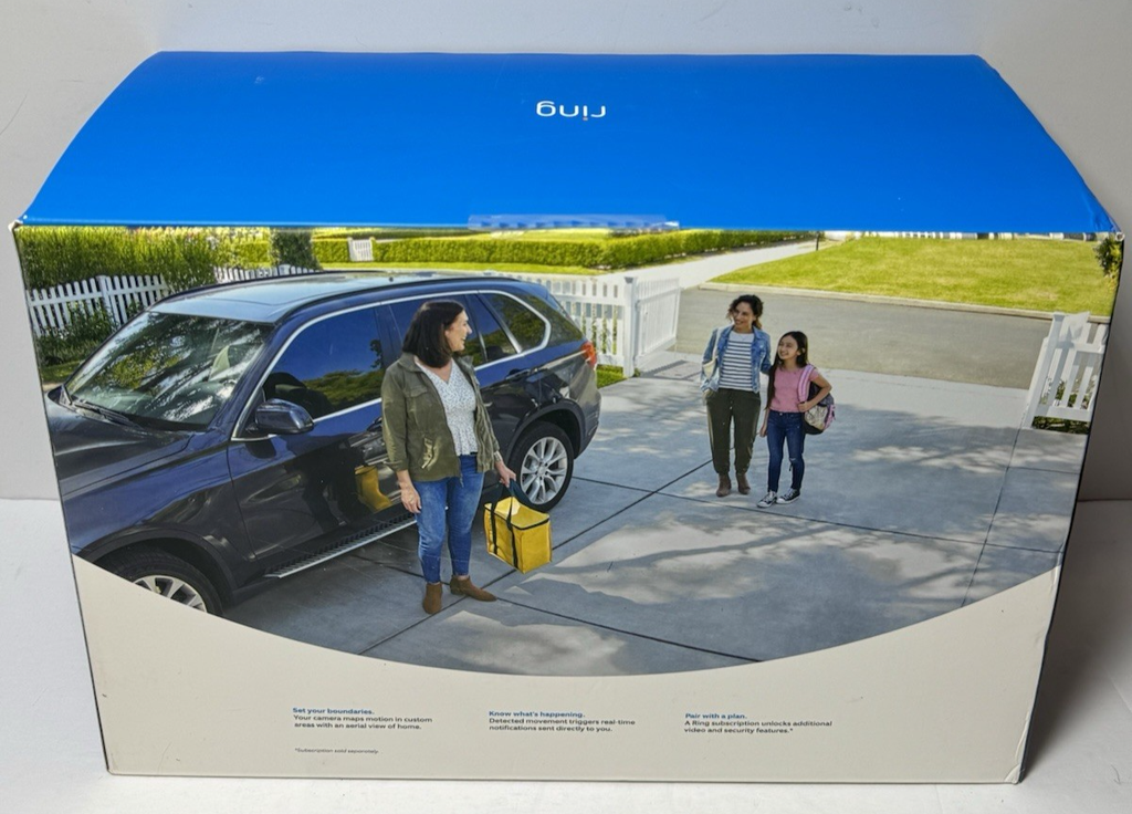 Ring Floodlight Cam Wired Pro with Bird’s Eye View and 3D Motion-Brand New #1