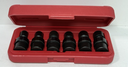 K-Tool 37510-37515 6 Piece 3/8" Drive Metric 6-Point Flex Impact Socket Set used
