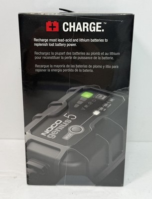 NOCO GENIUS5 5A 6V/12V Smart Battery Charger Maintainer -New Sealed #1